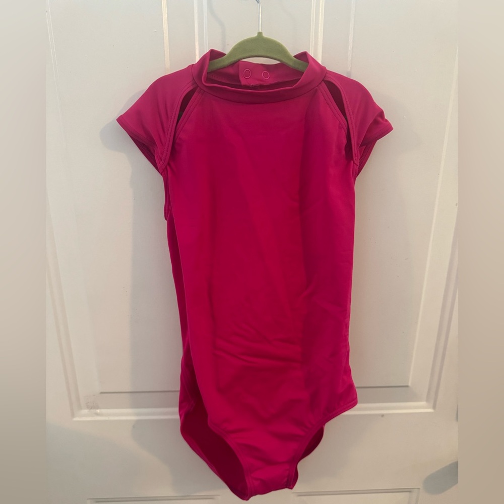 Bright Pink Short Sleeve bodysuit - LC